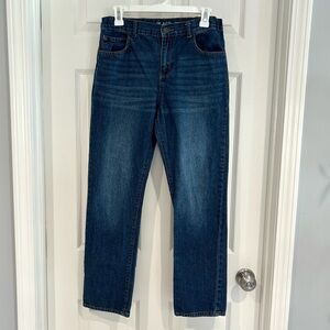 The Children's Place Boys Straight Leg Jeans Denim Sz 14 Husky Adjustable Waist